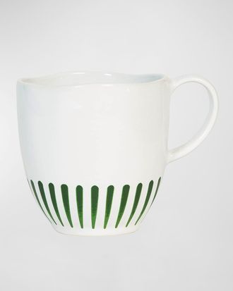 Juliska Sitio Stripe Basil Mug