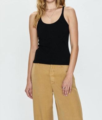 Pistola Denim Paloma Everyday Tank In Noir