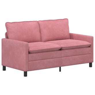 vidaXL Sof&aacute; Rosa 156 X 81 X 87,5 Cm Terciopelo Vidaxl