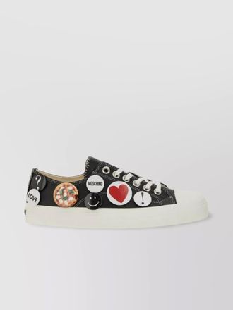 Moschino leather low-top sneakers