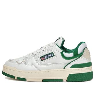 Autry Autry CLC Leather Sneakers White Green ROLM-MM09