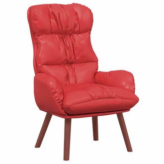 vidaXL Sedia Rilassante Rosso 69 X 74 X 93 Cm Pelle Sintetica - Vidaxl