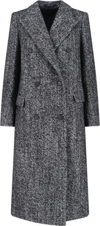 Tagliatore Tailored Black Jacket With Classic Collar And Sophisticated Silhouette