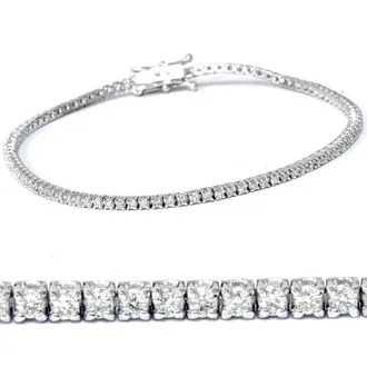 Pompeii3 2ct Diamond Tennis Bracelet 14K White Gold 7