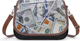 Generic US Dollar Small Womens Crossbody Bags Shoulder Handbag with Adjustable Strap for Travel