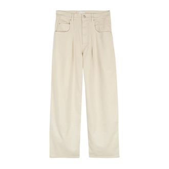 Isabel Marant Rodayna Jeans - female - Isabel Marant - Wide Trousers - Beige - 2XS - Trousers