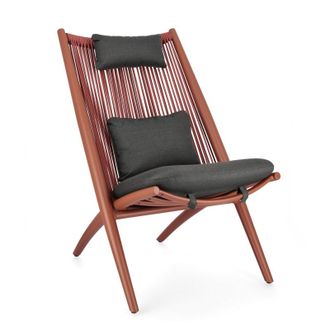 Decorspace Poltrona Lounge aloha In Alluminio Imbottita Da Giardino E Veranda -sandshell