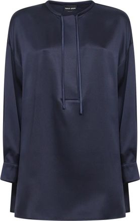 Giorgio Armani Tunics - Dames - Tunieken - Blauw - M - Overhemden