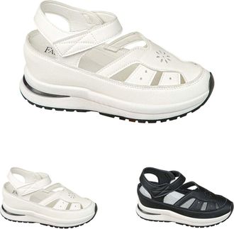 Generic Gladiator Sandals for Women Closed Toe Sandals for Women Extra Wide Fit Platform Sandal Chunky Fisherman Sandal Soft Sole Non-Slip Summer Sports Shoes