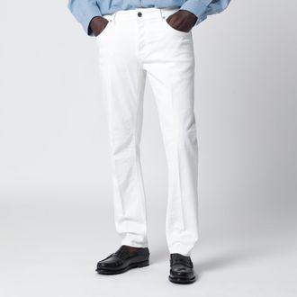 Pantaloni Torino Pantaloni tapered Reggae bianchi