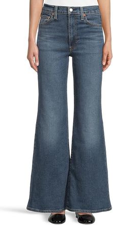 Levi's Ribcage Bells Womens Jeans A New York Moment : 26 32, Cotton/Denim/Elastane
