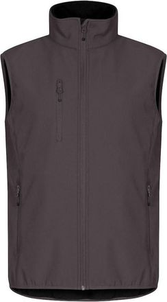 Clique Mens Classic Soft Shell Jacket (XL) (Dark Grey)