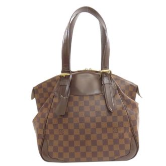 Louis Vuitton Damier Canvas Ebene Damier Canvas Tote Bag (Pre-Owned)