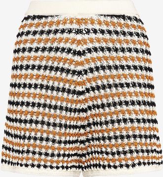 Eres H&auml;kel-Shorts mit Lochmotiv Disco