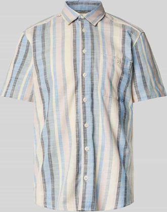 Blend Slim Fit Freizeithemd mit Brusttasche Modell ARV in Rauchblau, Gr&ouml;&szlig;e 3XL