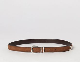 Eleventy Cintura in pelle scamosciata