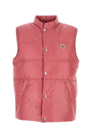 Moncler Pink Mock Collar Jacket