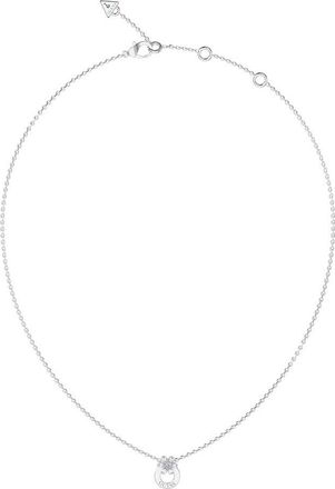 Guess Womens UBN05107RH Ladies Lily Necklace - Silver - One Size