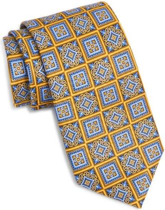 Nordstrom Silk Tie in Yellow at Nordstrom