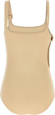 Courr&egrave;ges Womens Beige Polyamide Bodysuit Clothing