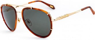 Just Cavalli Womens SJC029V5701GZ SJC029V 57 01GZ Sunglasses - Blue - One Size