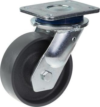 OEM Rueda Giratoria - Parnells - 150 Mm - Galvanizada - Acero - Muy Baja Resistencia A La Rodadura