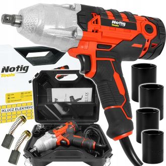 OEM Llave De Impacto El&eacute;ctrica Para Ruedas, 650 W, 750 Nm, 1/2, Potente, Con Juego De Vasos