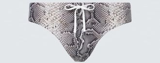 Tom Ford Snake-print swim briefs