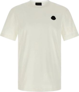 Moncler Heren, Tops, Wit, Maat: L Katoen