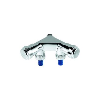 GROHE Eggemann - V&aacute;lvula Was Doble Original, Cromo 41022000