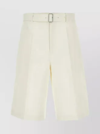 Jil Sander linen bermuda shorts