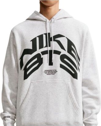 Nike x BTS Fleece Pullover Hoodie Birch Heather JA8525-051