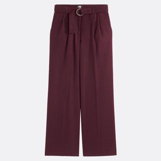 La Redoute Collections Wijde broek met hoge taille