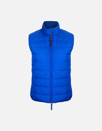 Parajumpers Womens Parajumpers Dodie Bright Blue Gilet Jacket - Size: 10/8