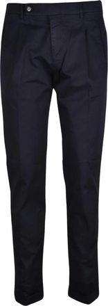 Berwich Broeken, Heren, Blauw, M, Katoen, Pantalone