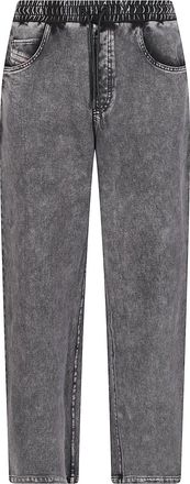 Diesel Grey P-Stuk Relaxed Tapered Cotton Track Pants