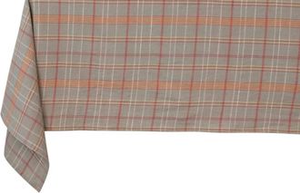 Creative Co-op Woven Cotton Plaid Tablecloth In Multi Color