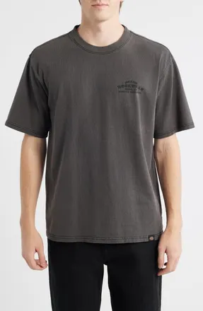 Dickies Christina Logo Cotton Graphic T-Shirt in Washed Black at Nordstrom, Size Medium