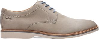 Clarks Mens Atticus Lt Lace Oxford, Grey Nubuck, 10.5