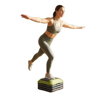 OEM Escaladora De Fitness, Altura Ajustable, Superficie Antideslizante, Verde