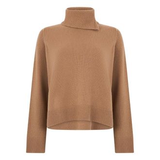 Vince Maglione con Collo Alto - - Knitwear - Donna - Marrone - M