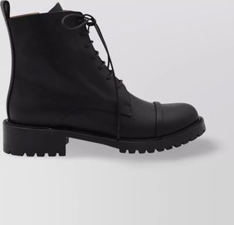 Malone Souliers short boots with toe cap and thick heel