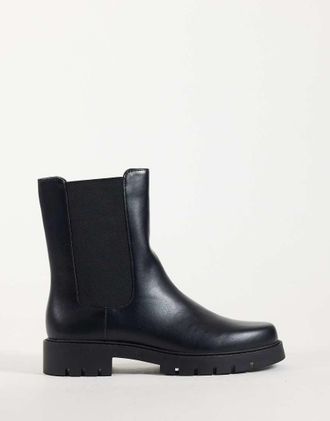 Mango Teen stivaletti Chelsea eleganti neri-Nero
