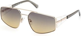 Guess GU00091 32P Mens Sunglasses Gold Size 61