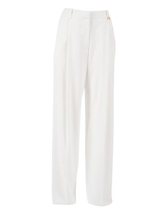 Elisabetta Franchi Straight Leg High Waist Straight-Leg Pants