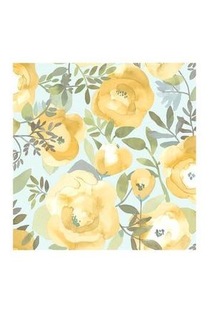 WallPops Peachy Keen Yellow Peel & Stick Wallpaper at Nordstrom Rack