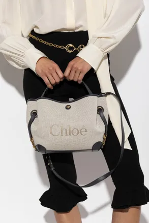 Chlo&eacute; Bag Clover Small, Womens, Cream