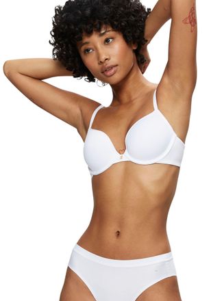 Triumph B&uuml;gel-BH TRIUMPH Body Make-Up Essentials, Damen, Gr. 75, Cup D, weiss (wei&szlig;), Microtouch, Obermaterial: 58% Polyester, 31% Polyamid, 11% Elasthan, Bas