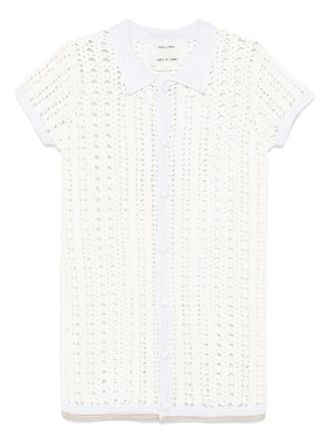Forte_Forte knitted mini dress - women - Viscose/Cotton - II - White
