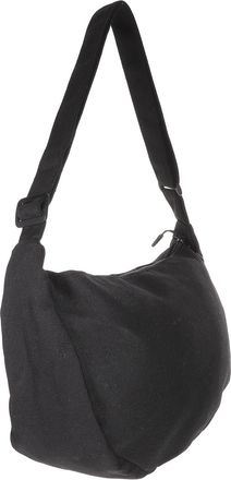 Generic Canvas Shoulder Bag for Women Crossbody Tote Purse with Adjustable Strap Black Lightweight Handbag for Shopping School Daily Use